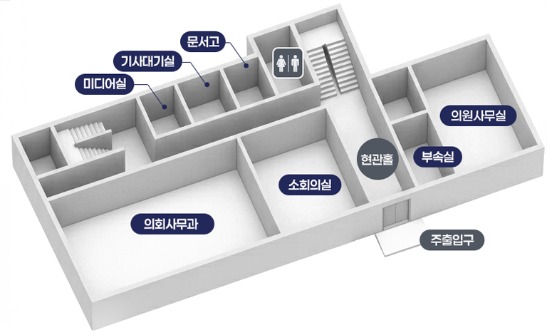 담양군의회 청사 1층