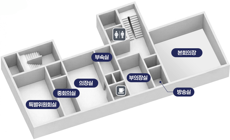 담양군의회 청사 2층