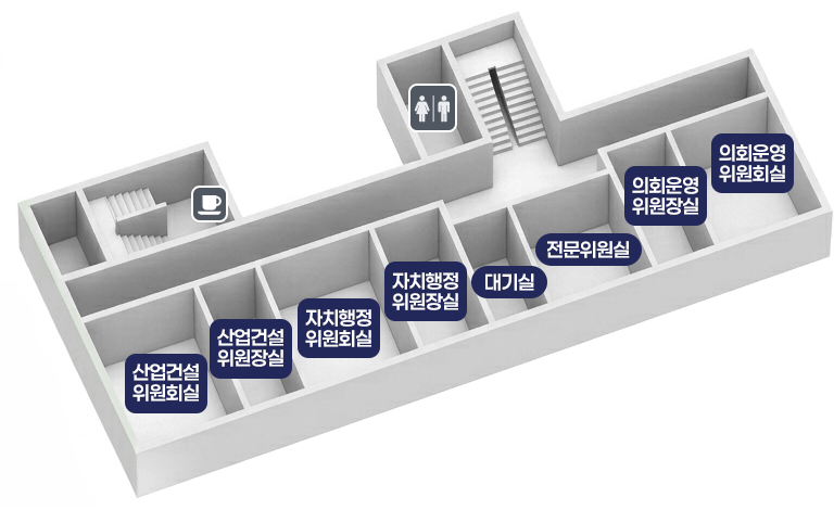 담양군의회 청사 3층