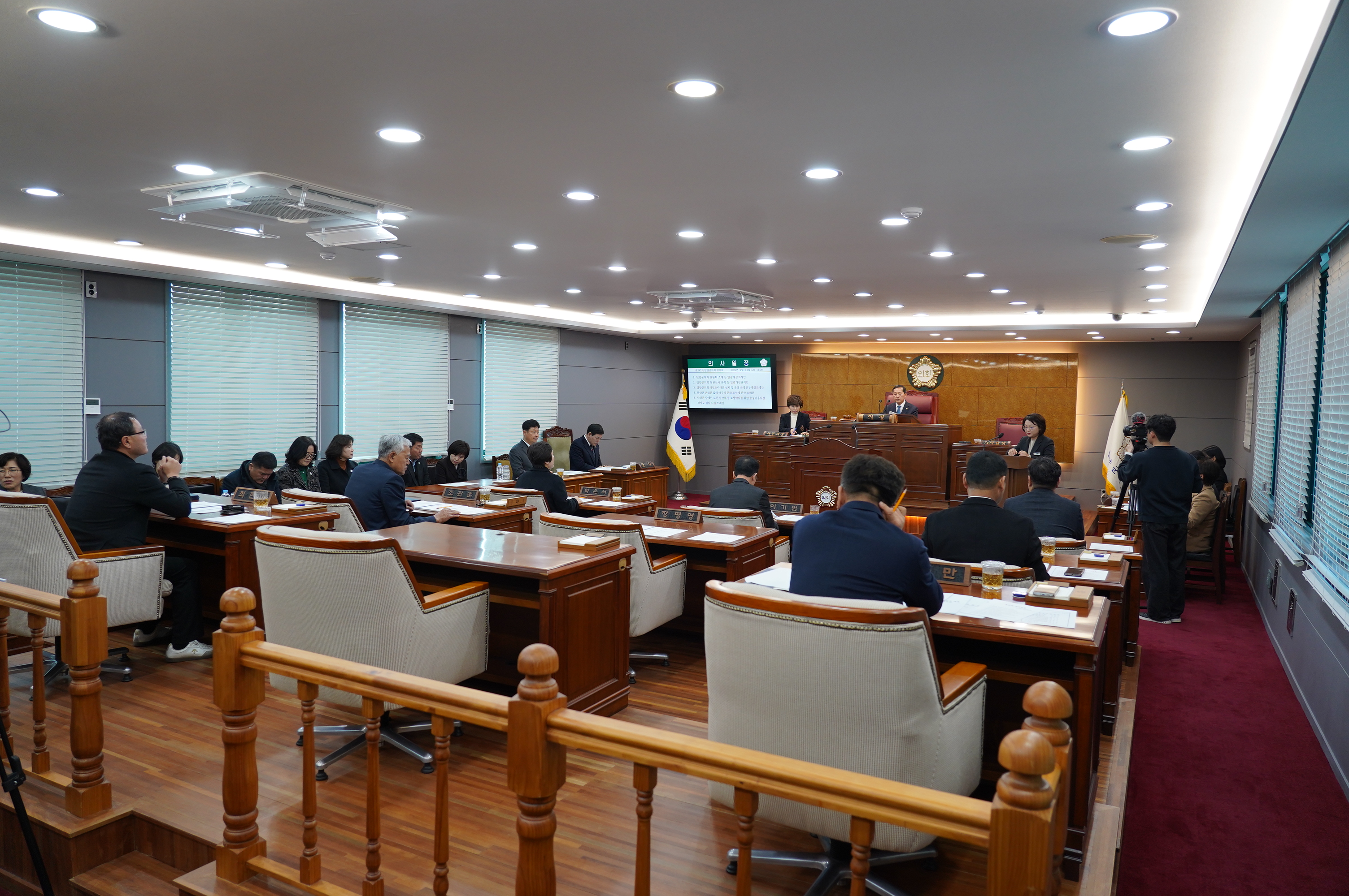 제342회 담양군의회 임시회 폐회 1