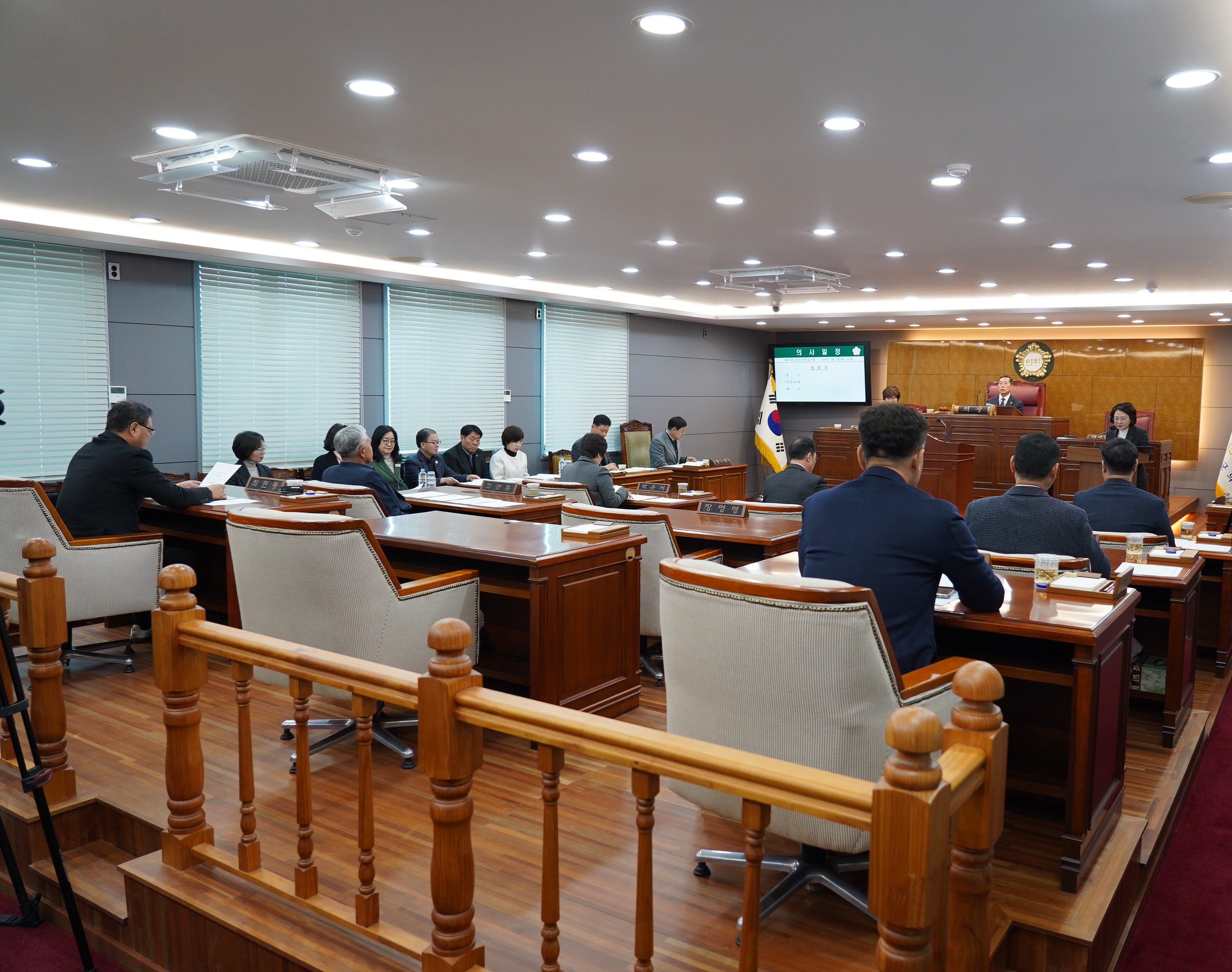 제342회 담양군의회 임시회 개회 1