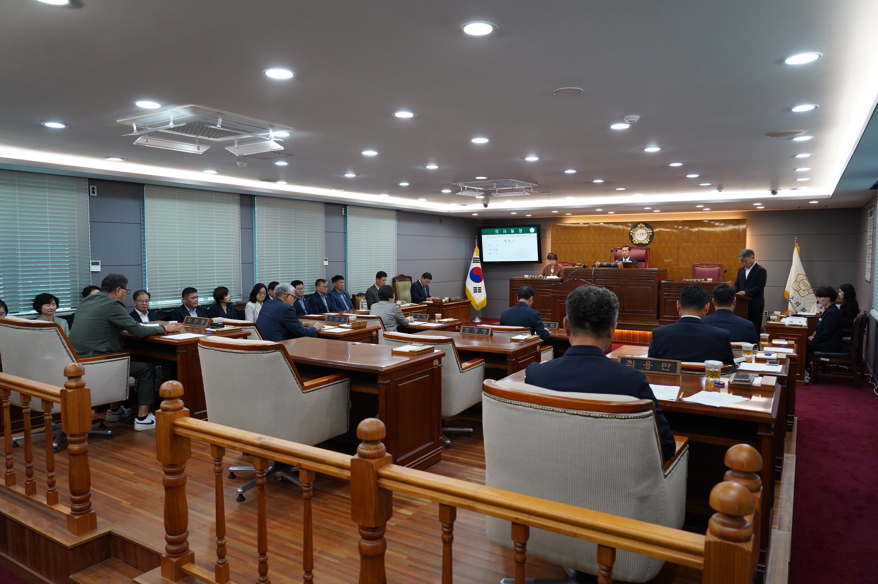 제340회 담양군의회 임시회 개회 1