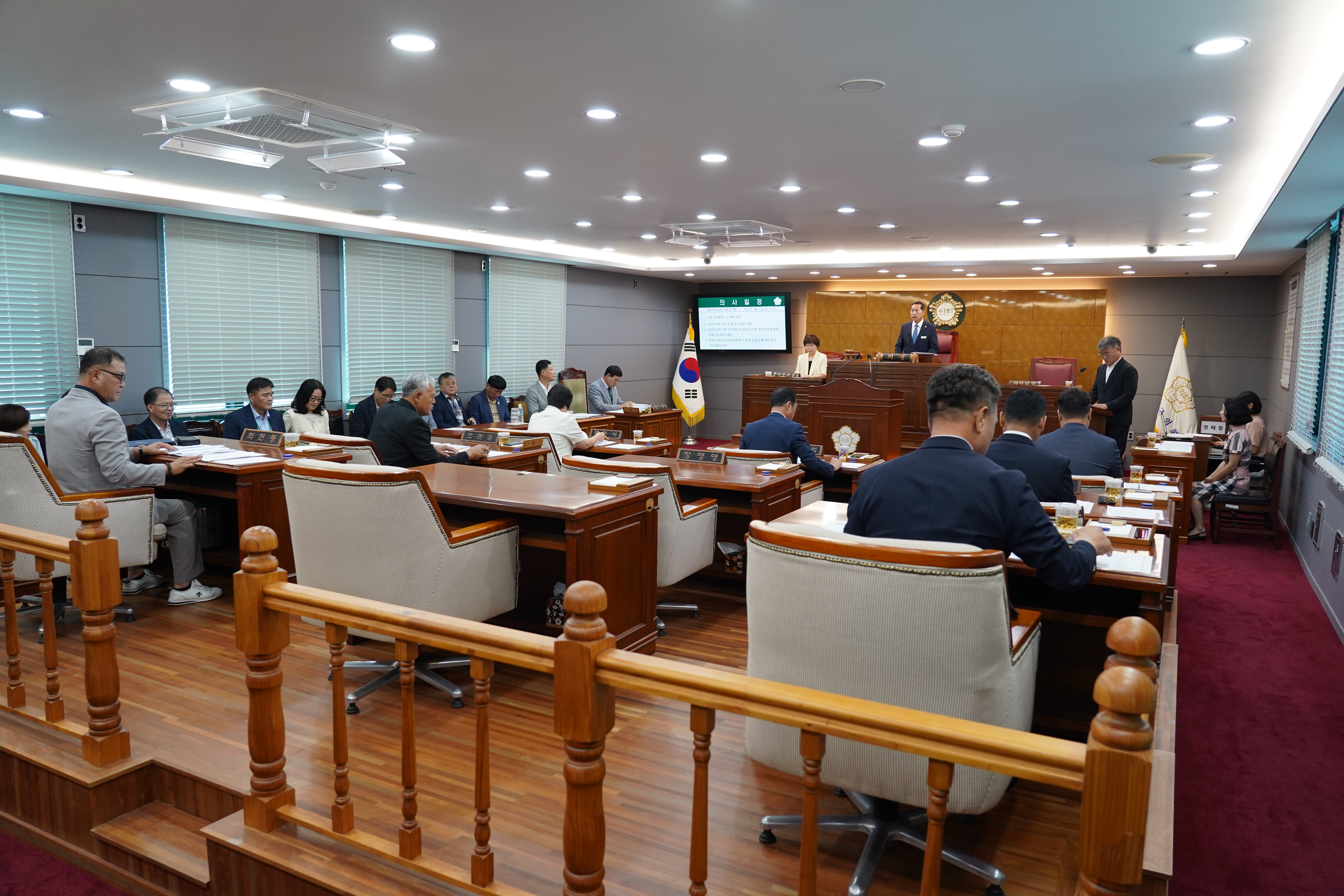 제339회 담양군의회 임시회 폐회 1