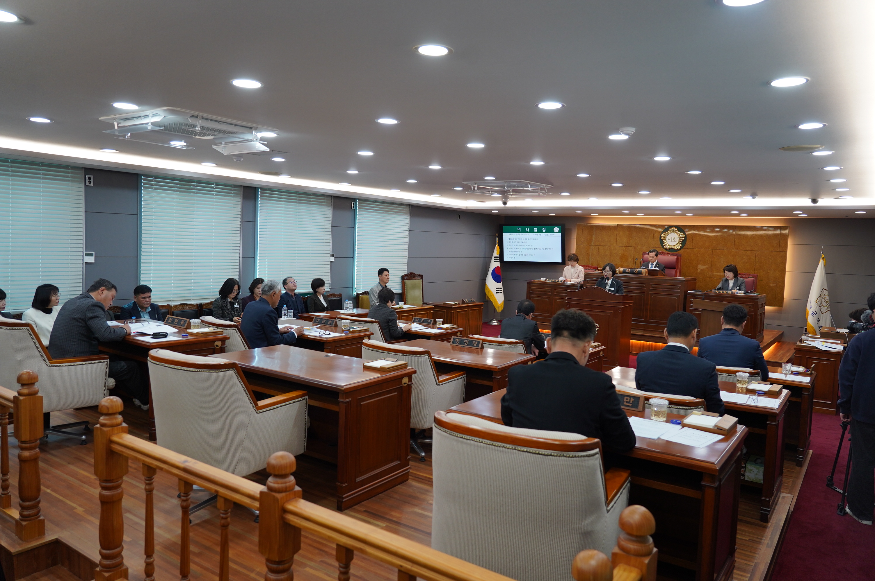 제343회 담양군의회 임시회 개회 1