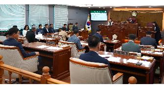 담양군의회, 제328회 임시회 운영