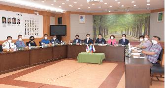 담양군의회-러시아 사하공화국 순타르스크 울루스시 교류협력사업 논의를 위한 화상회의 개최