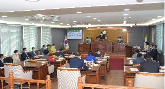 제302회 담양군의회 임시회 개회 2