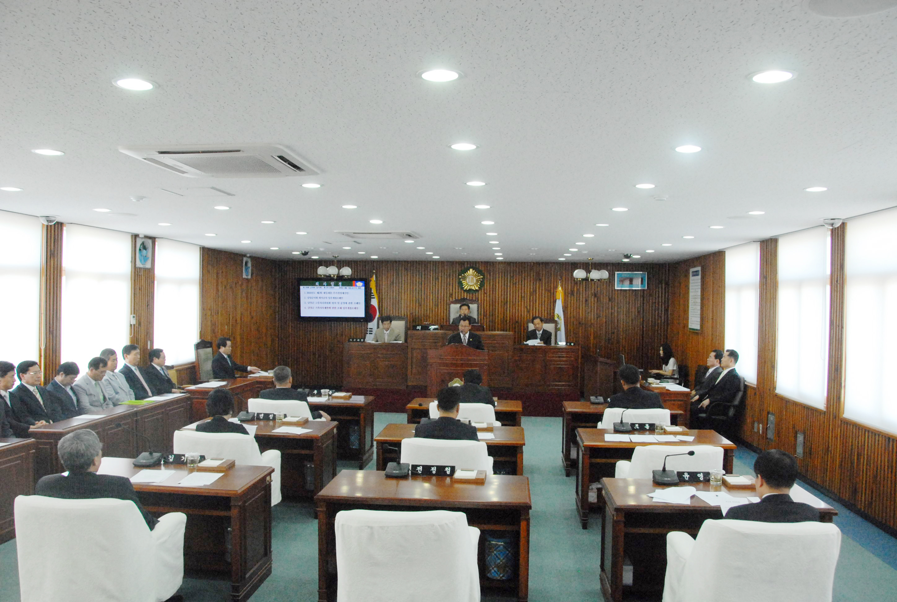 	담양군의회 제210회 임시회 개회 3