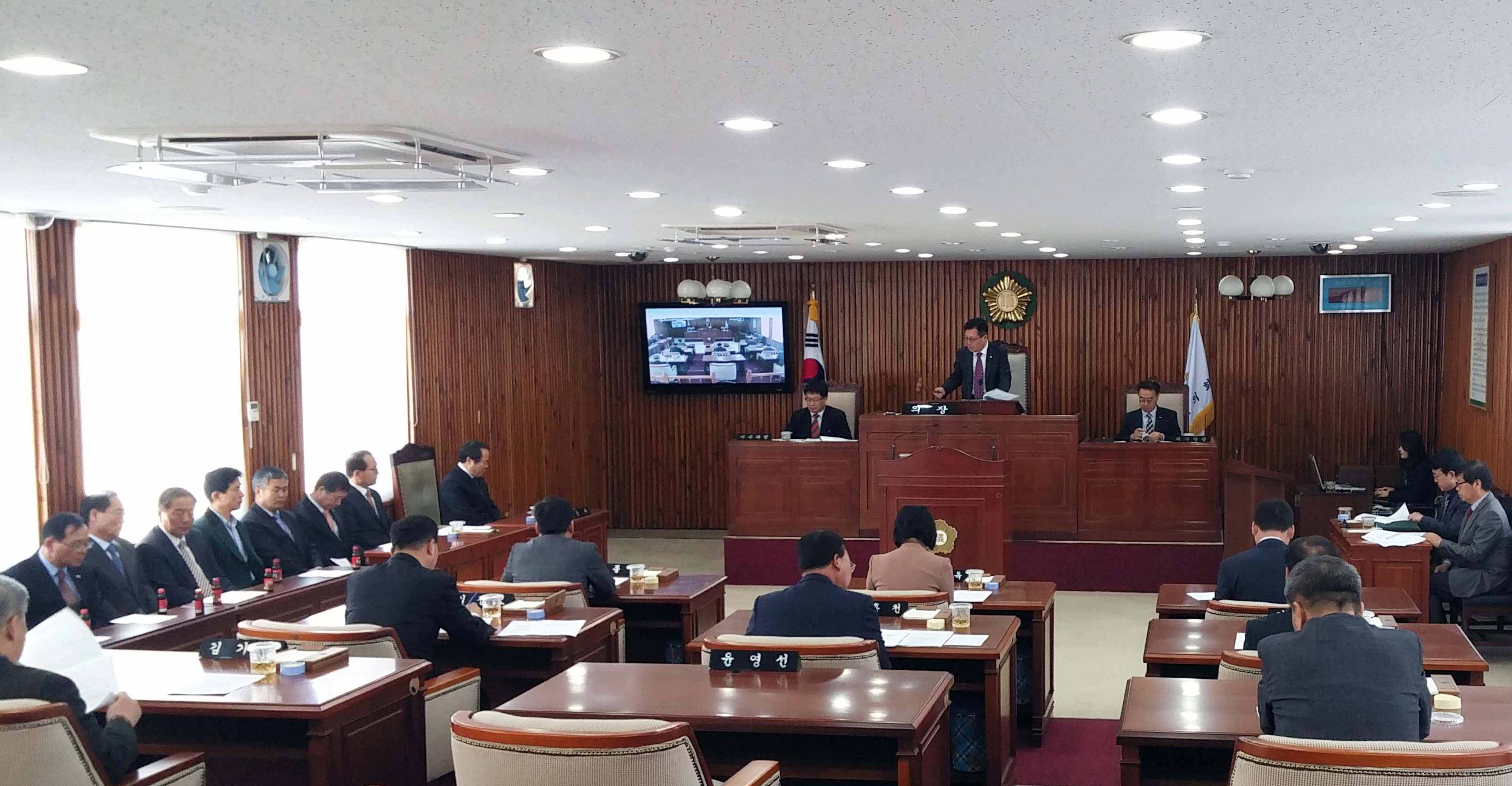 제252회 담양군의회 임시회 개최 1