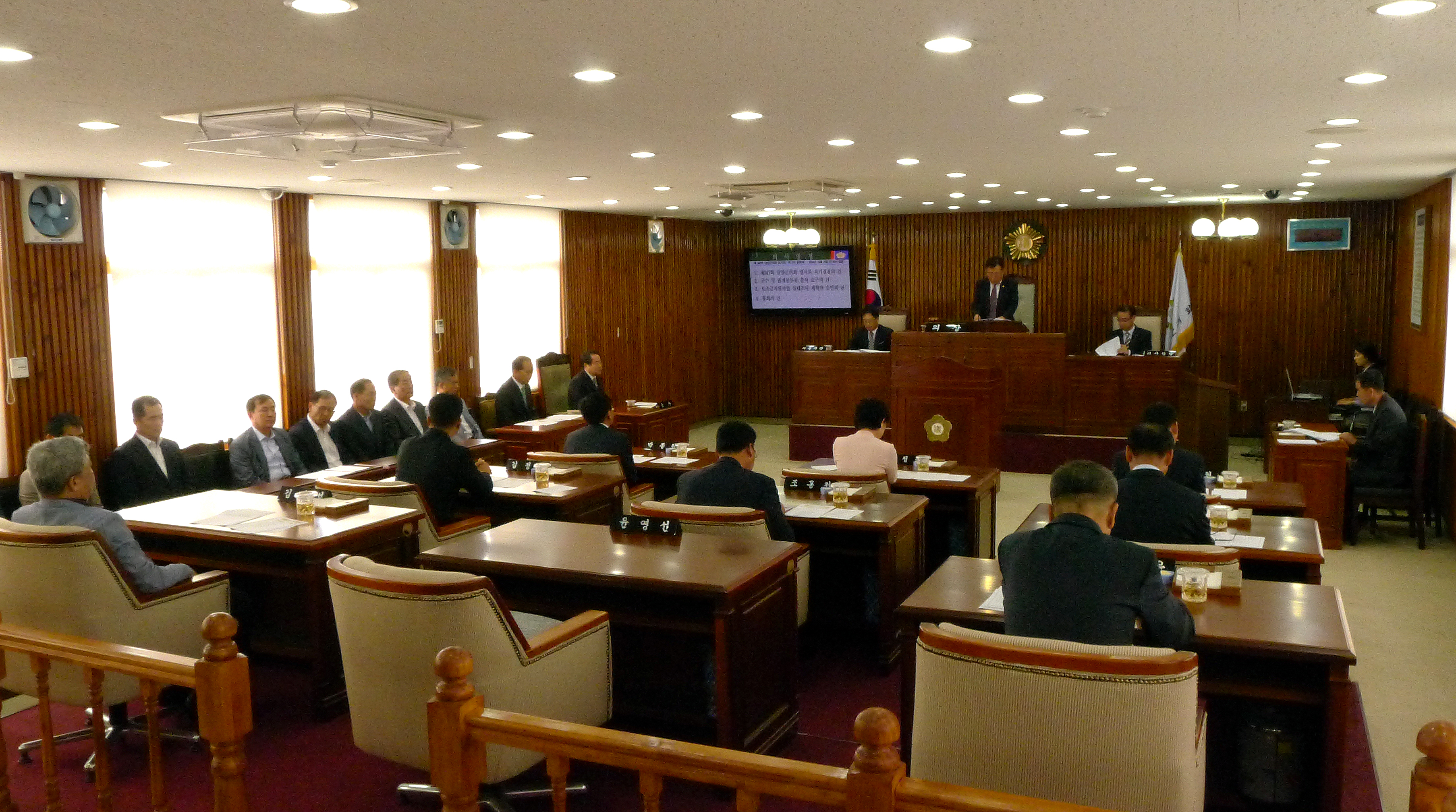 제247회 담양군의회 임시회 개회 1