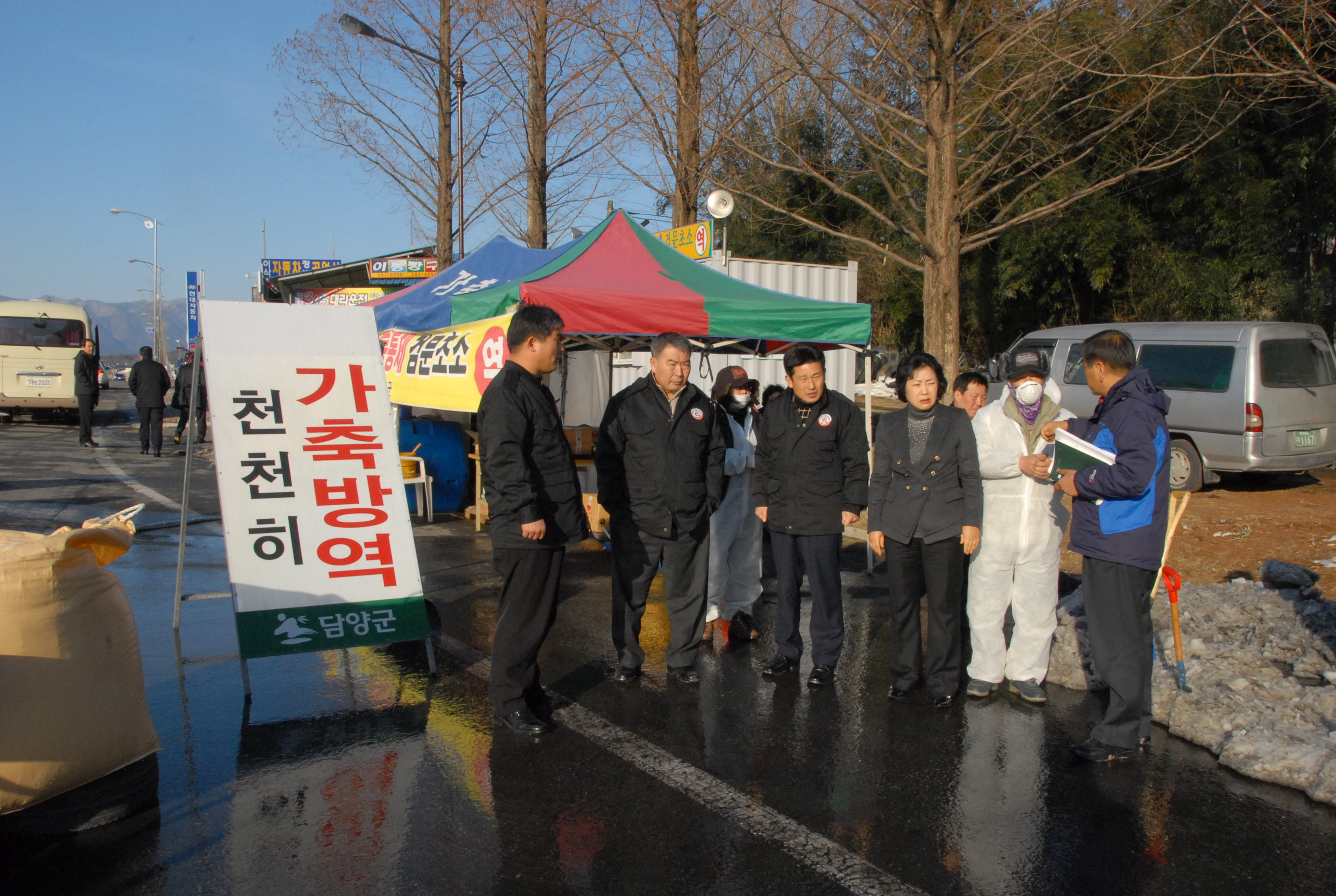담양군의회 구제역 차단 비상근무자 격려 2