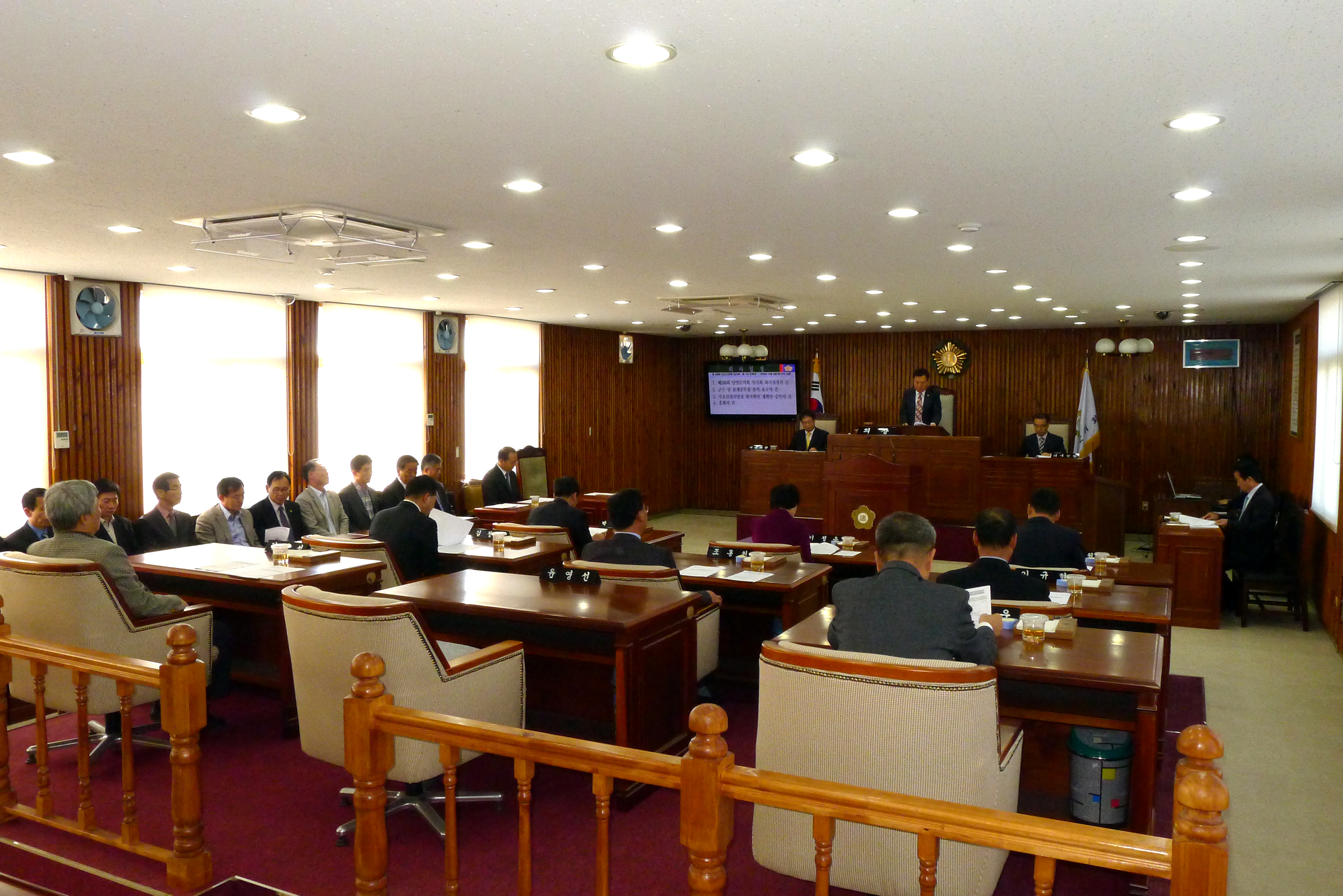 제249회 담양군의회 임시회 개회 1