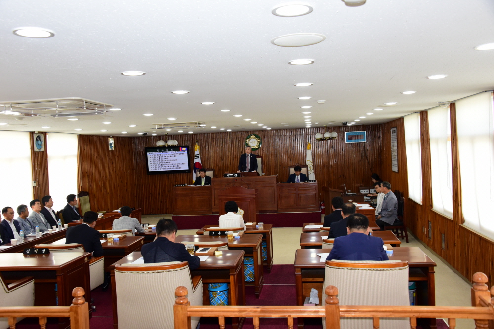 담양군의회, 제269회 제1차 정례회 폐회 1