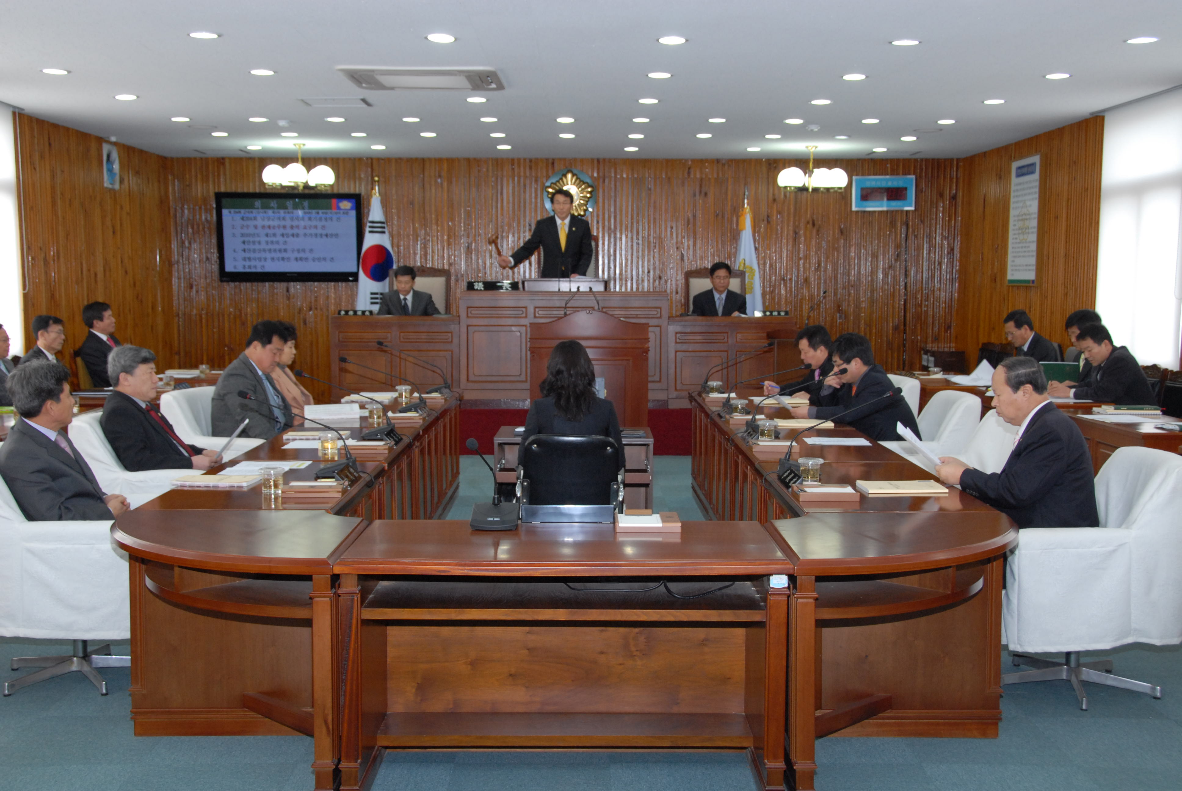 담양군의회 제204회 임시회 개회 1