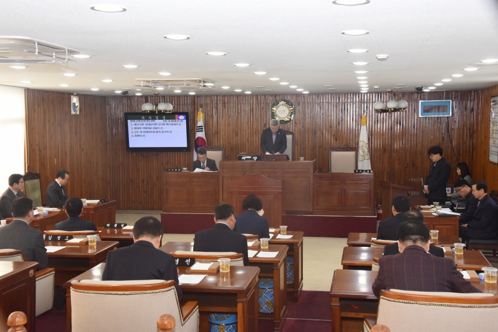 담양군의회 제273회 임시회 개의 1