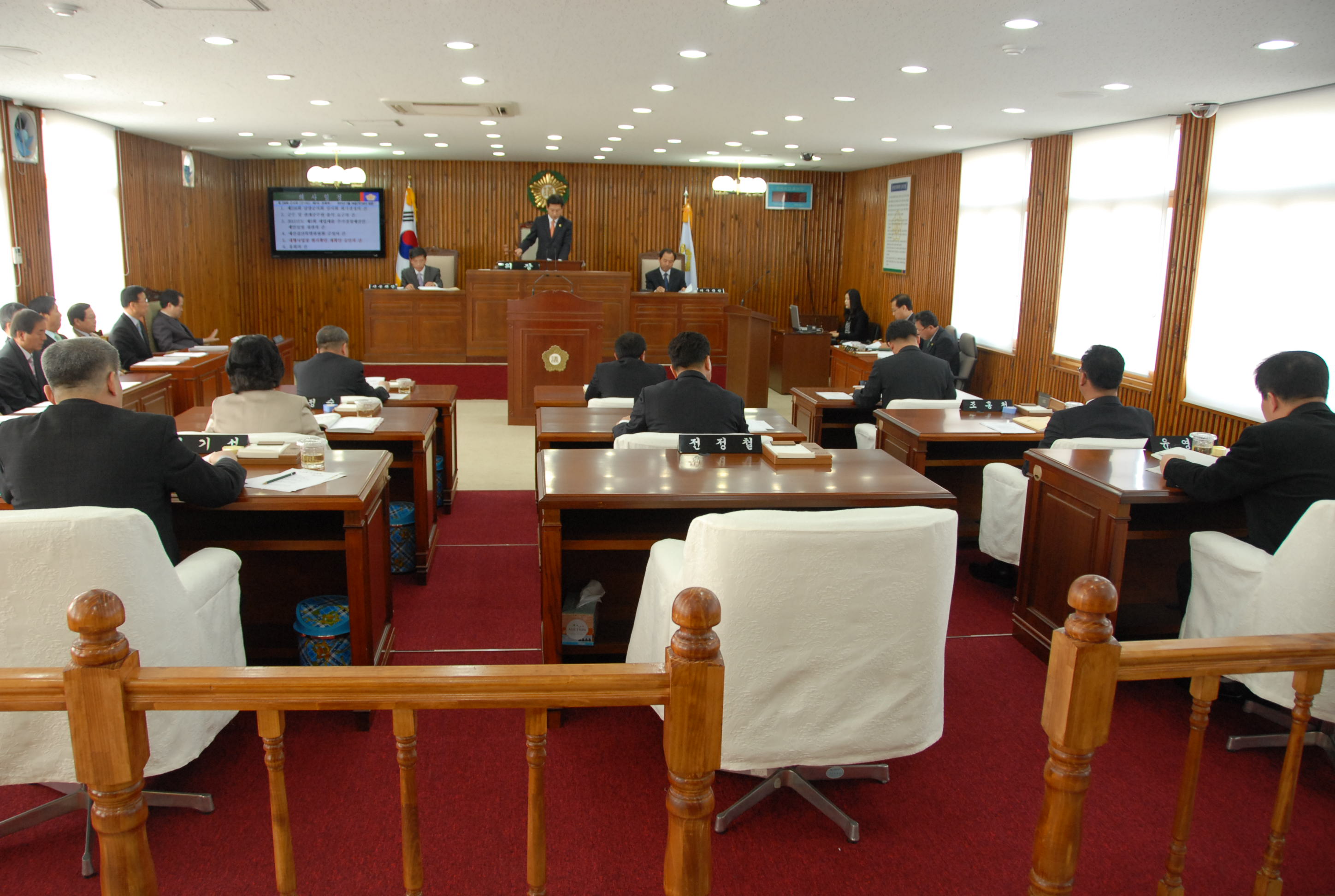 담양군의회 제216회 임시회 개회 1