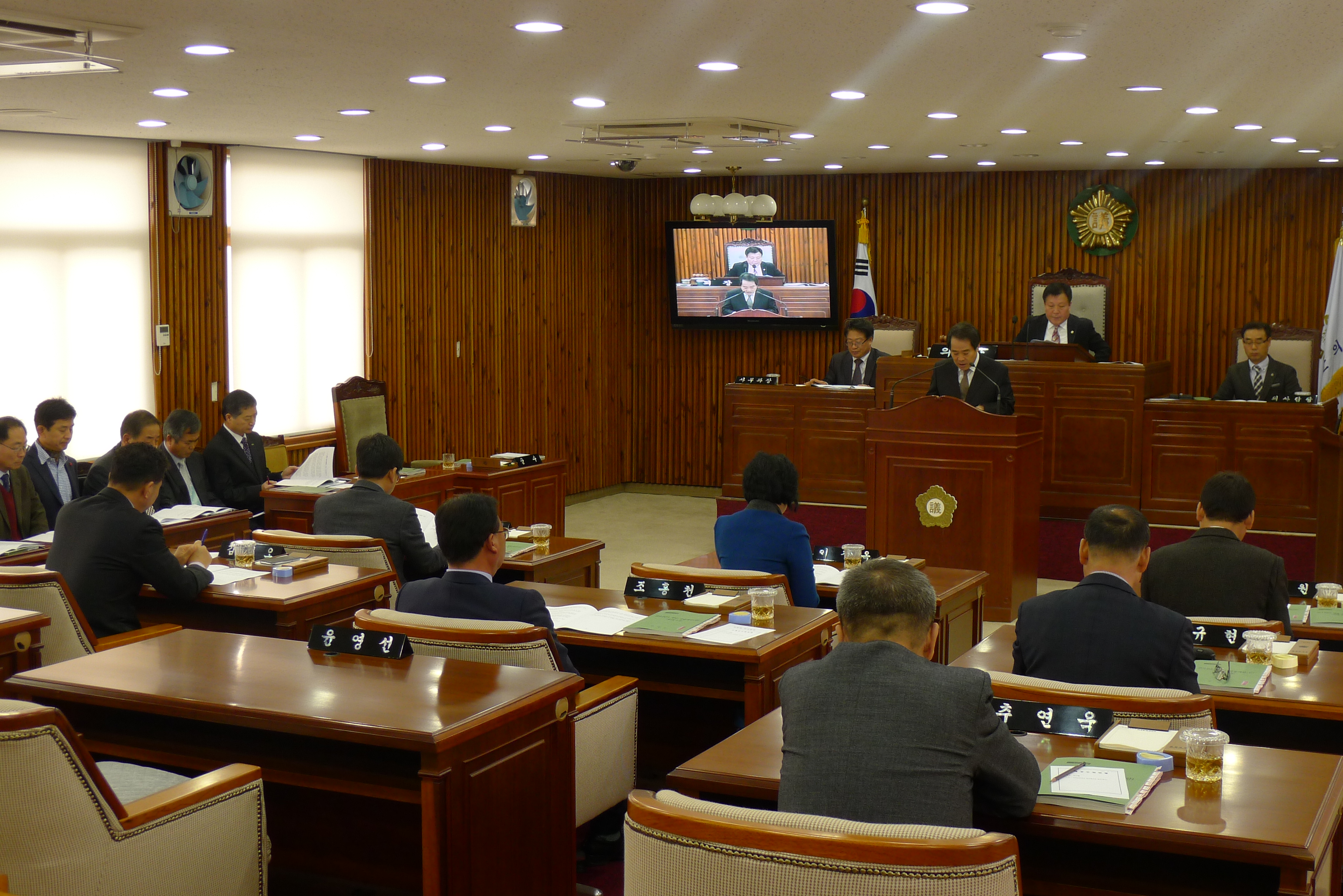 2014년 군정질문 답변 청취 1