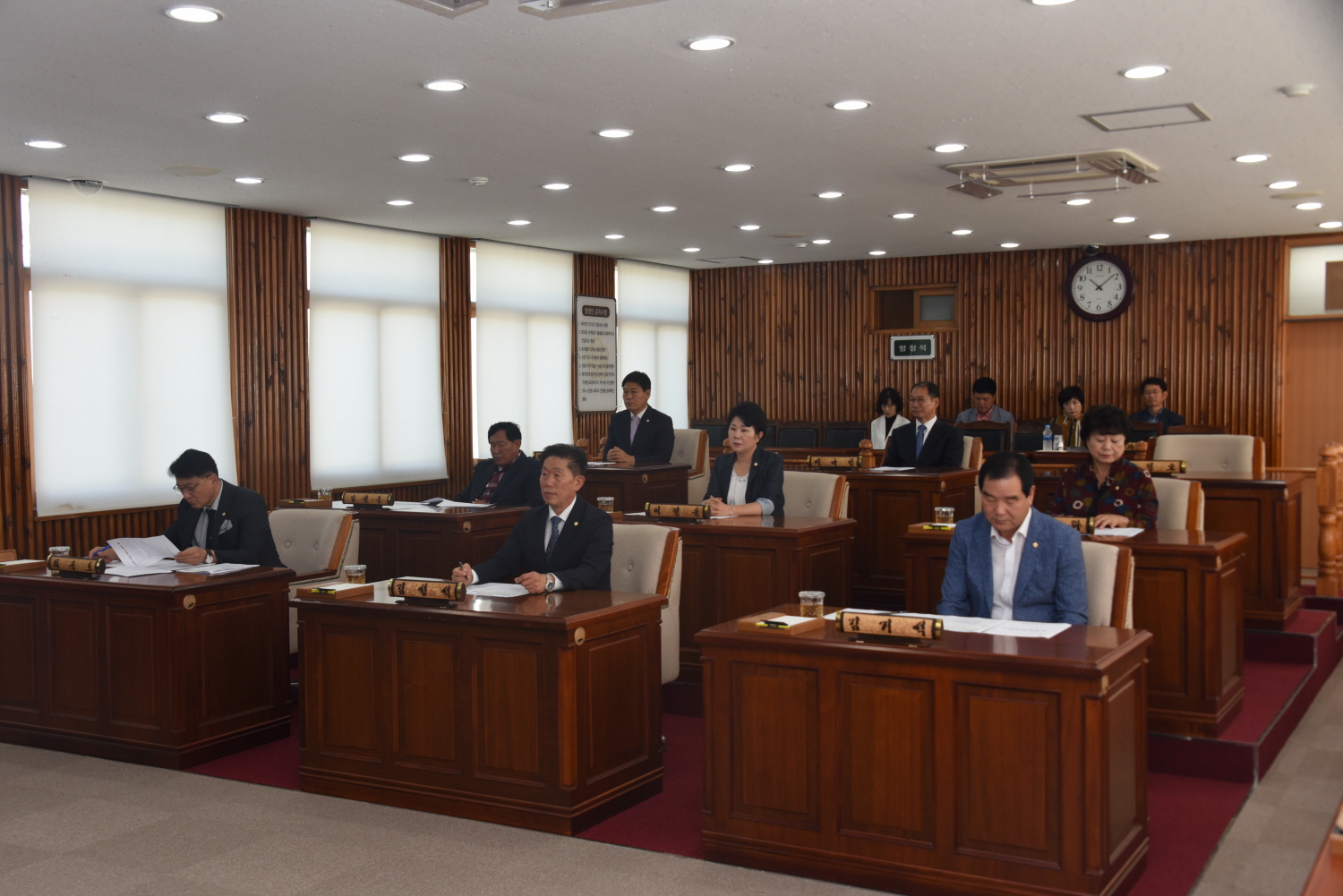 담양군의회 제278회 임시회 개의 1