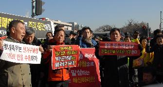 담양.곡성,구례 선거구 폐지 철외요구 시위 2