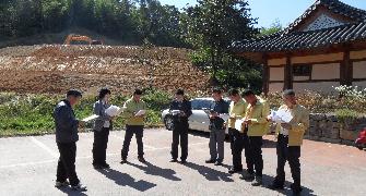 군의회 2011년 주요건설사업장 현지확인