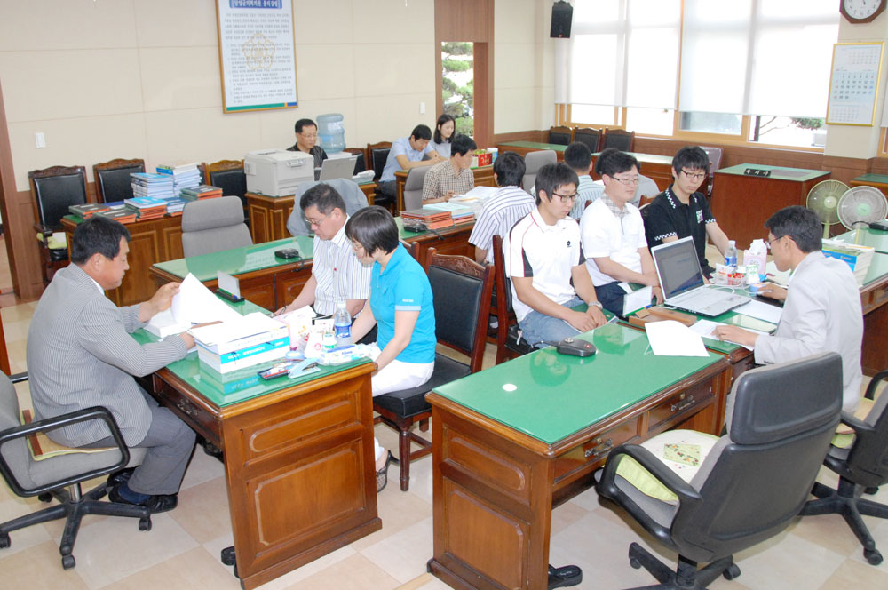 2008회계년도 세입 세출 결산검사 실시 2
