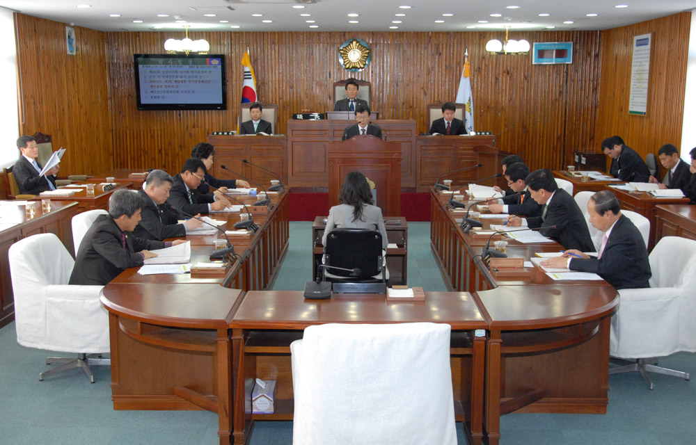 제195회 담양군의회 임시회 개회 1