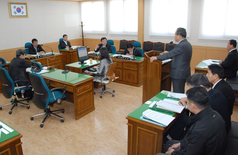 제195회 담양군의회 임시회(산업건설위원회 소관 예산안 제안설명 청취) 1