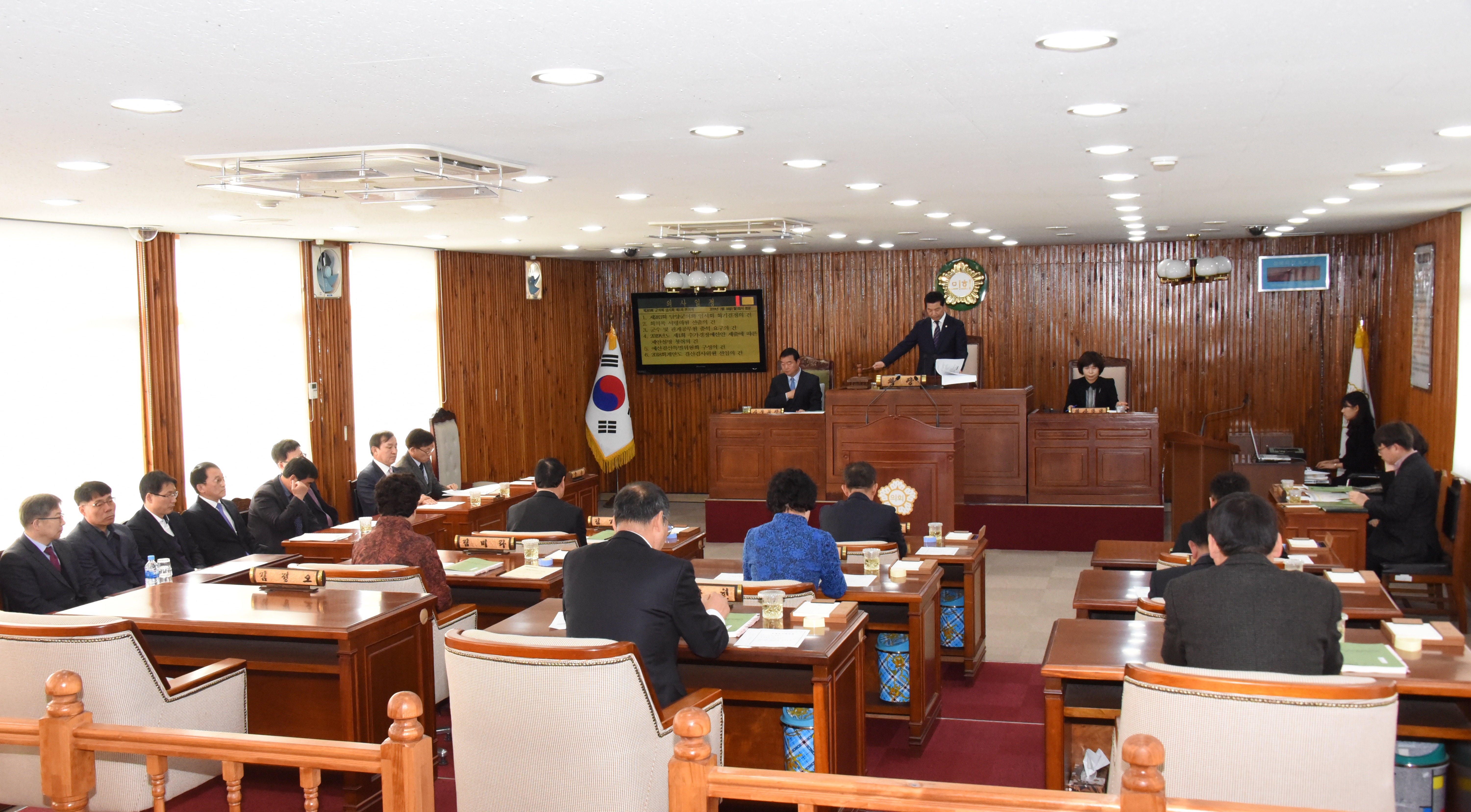 담양군의회 제283회 임시회 개의 1