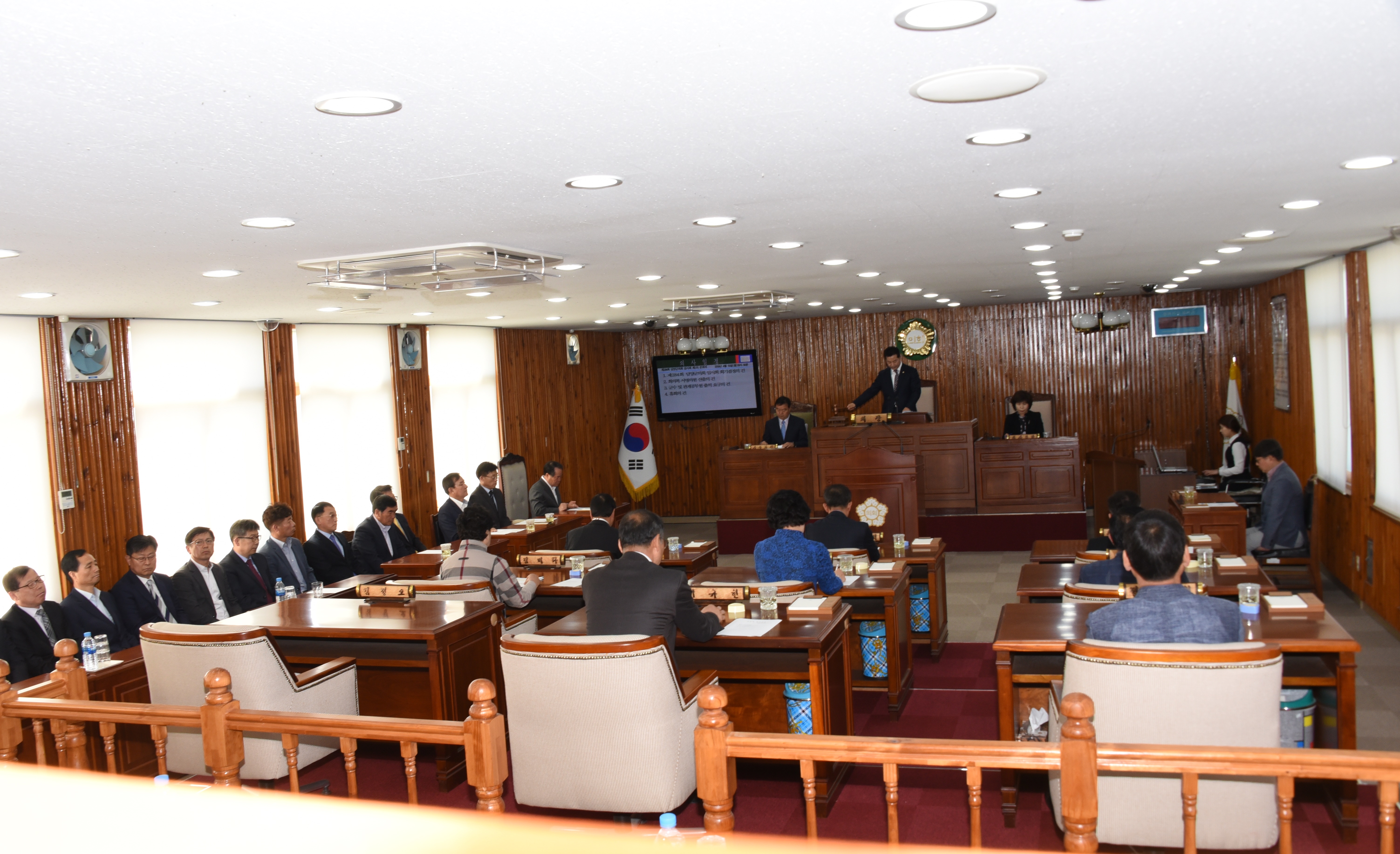 담양군의회, 제284회 임시회 개의 1