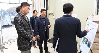 농업기술센터 내 연구시설 현장 방문 2