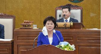 담양군 최초 여성 부의장 이정옥 의원 선출