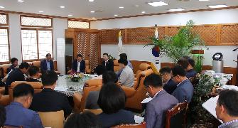 제285회 담양군의회 정책간담회 실시
