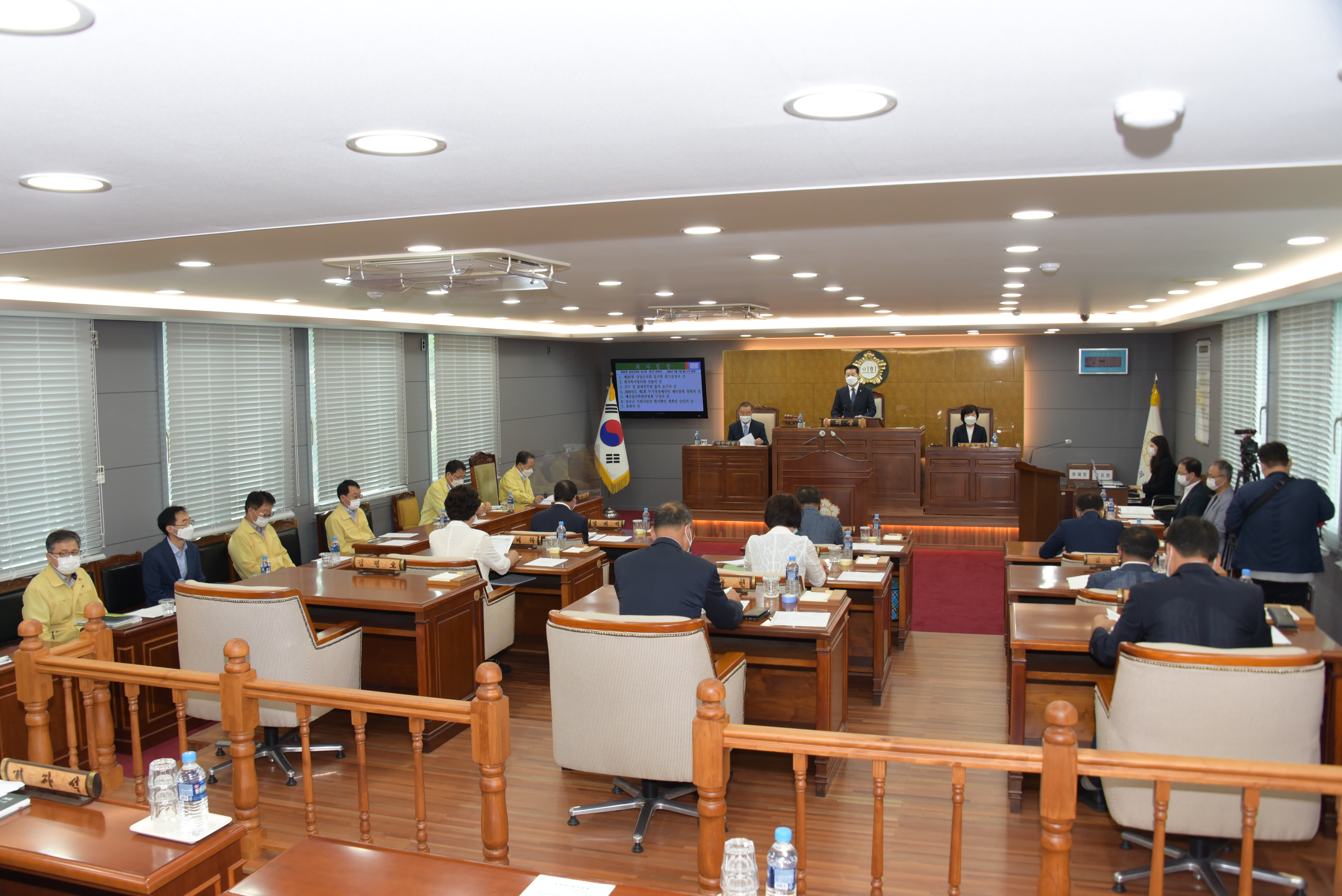담양군의회, 제297회 임시회 개의 1