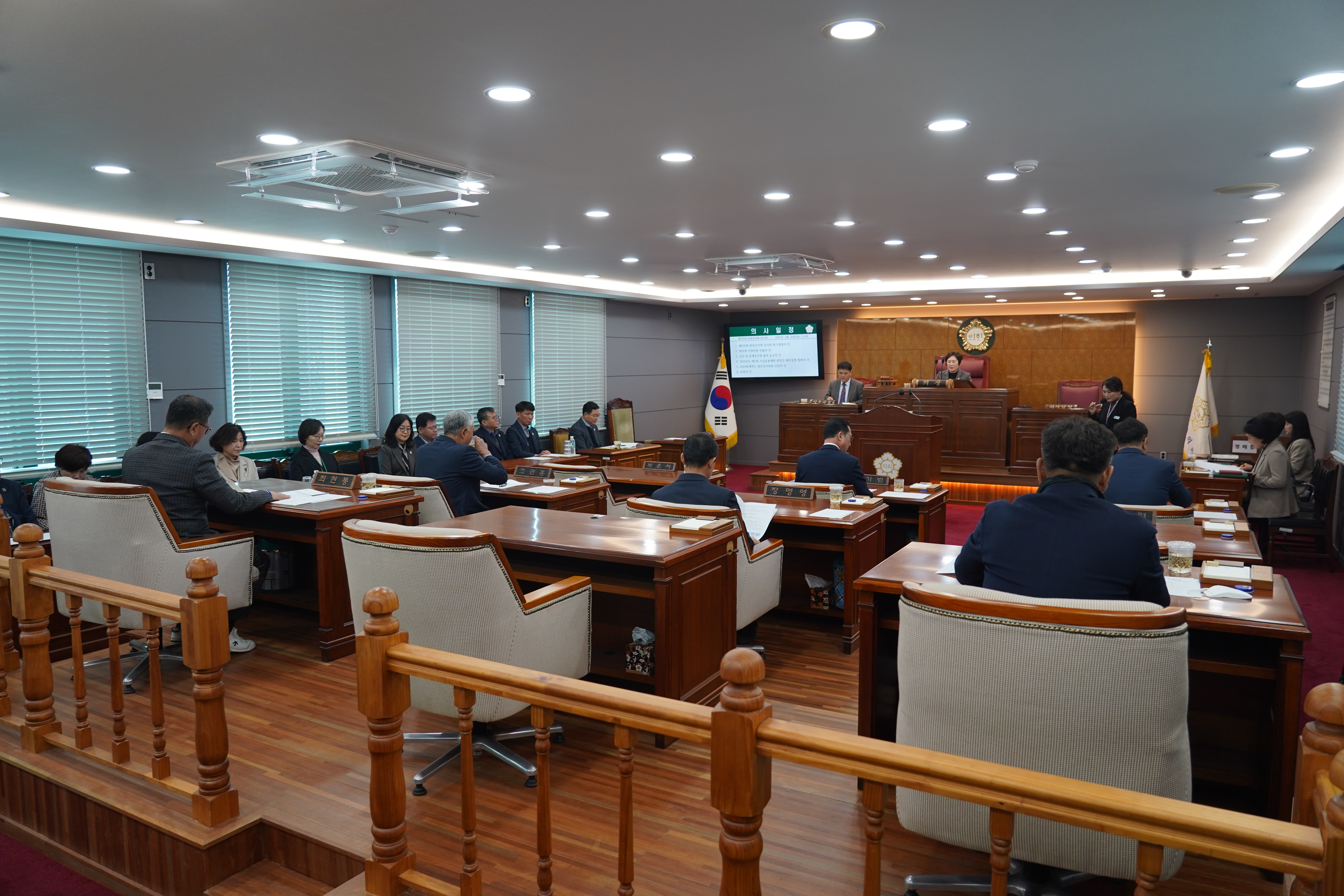 담양군의회, 제335회 임시회 개회 2