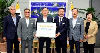 담양군의회-무안군의회 상호 고향사랑기부제 기탁금 담양군 전달