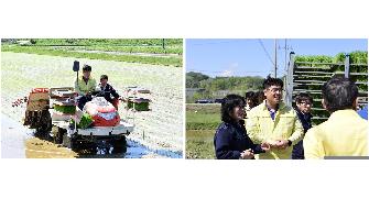 담양군의회 박준엽 부의장, 2023년 조벼 첫 모내기 행사 참석