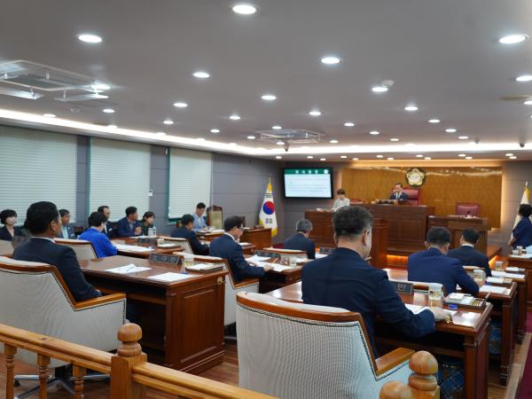 제345회 담양군의회 임시회 폐회 1