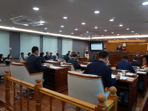 제345회 담양군의회 임시회 개회 1
